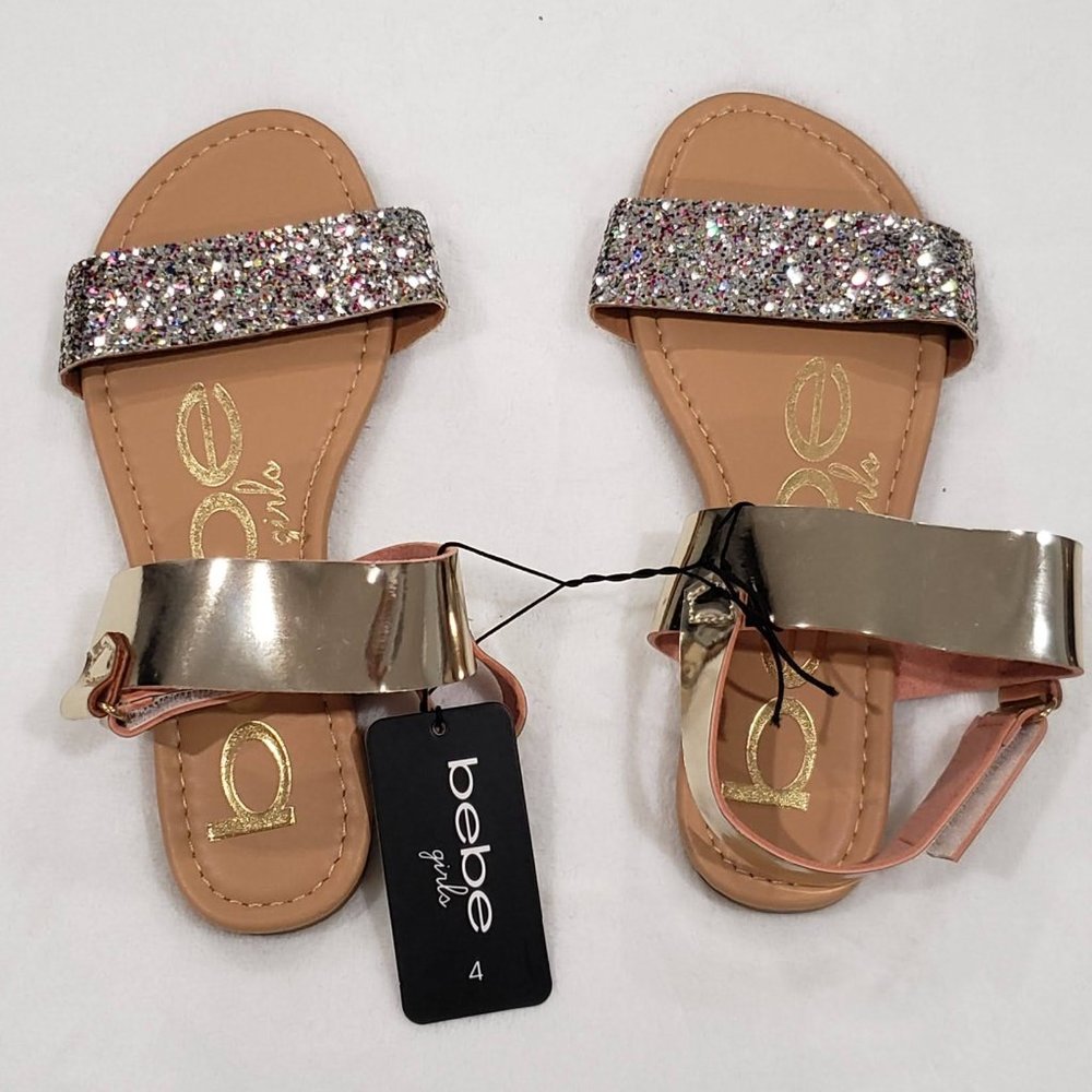 Bebe flat girls sandals